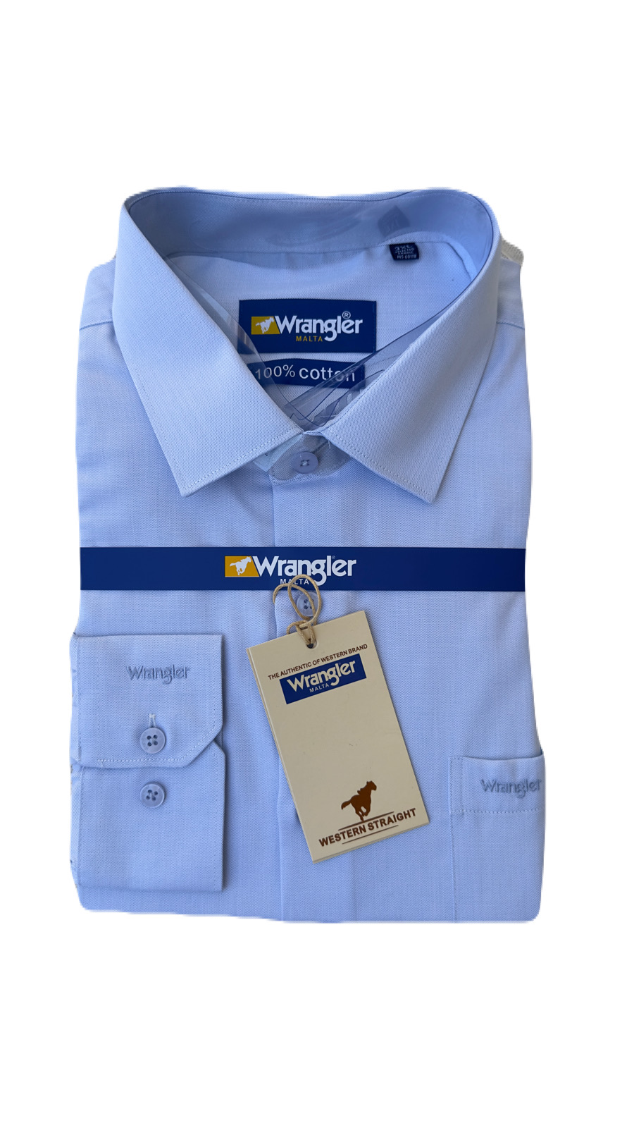 پیراهن مردانه آستین بلند Wrangler | 100٪ نخ، کیفیت پریمیوم